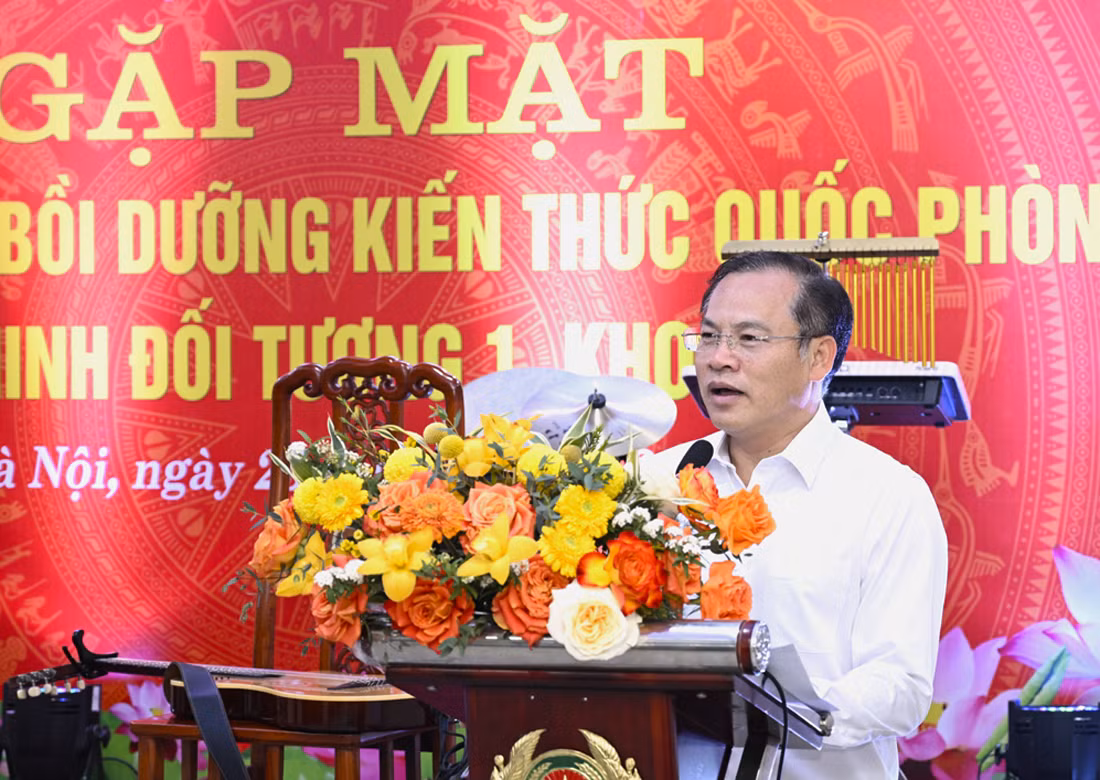 Bộ Công an gặp mặt học viên Lớp bồi dưỡng kiến thức Quốc phòng, An ninh -0