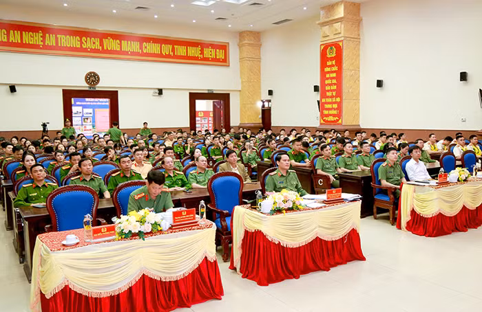 Tuyên dương 35 Thanh niên Công an Nghệ An tiêu biểu, Công an xã có thành tích xuất sắc -1