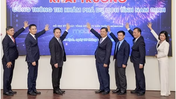 MobiFone đồng hành trong công tác chuyển đổi số ngành du lịch tỉnh Nam Định