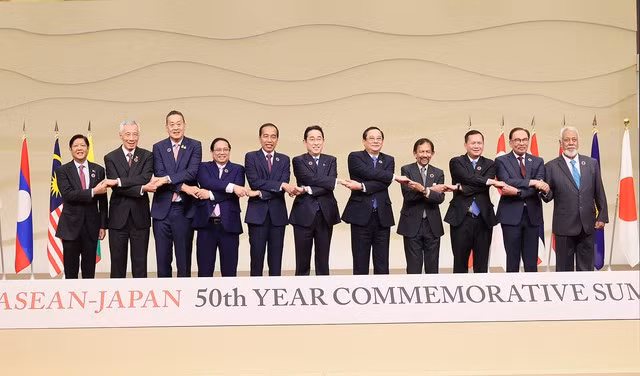 Thủ tướng Phạm Minh Chính dự Hội nghị cấp cao kỷ niệm 50 năm quan hệ ASEAN-Nhật Bản -0