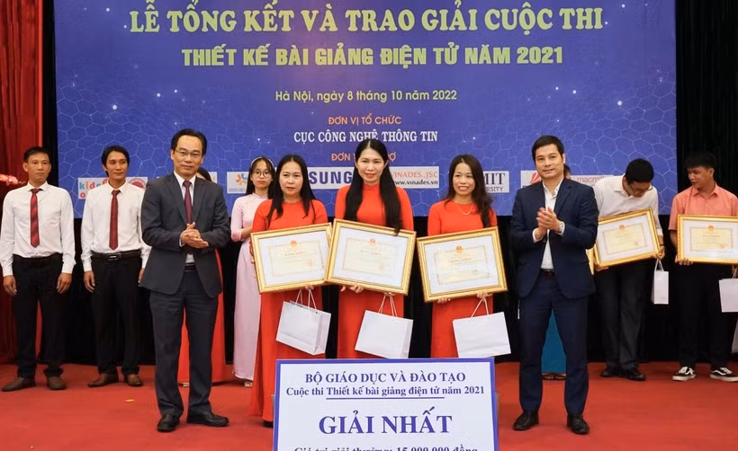  Đưa các bài giảng điện tử đoạt giải lên kho học liệu số dùng chung, miễn phí toàn ngành giáo dục -0