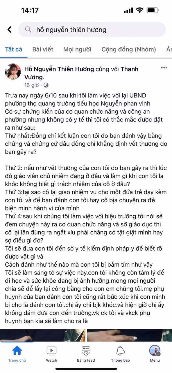 Sở GD&ĐT Đà Nẵng: Đề nghị tạm thời không để giáo viên chủ nhiệm đứng lớp vụ học sinh lớp 1 bị đánh -1