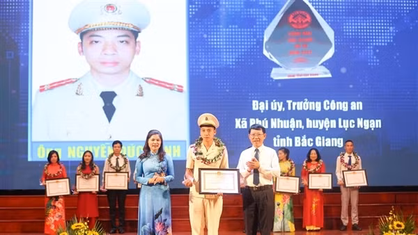 Đại úy Nguyễn Đức Hạnh là Công dân ưu tú của tỉnh Bắc Giang