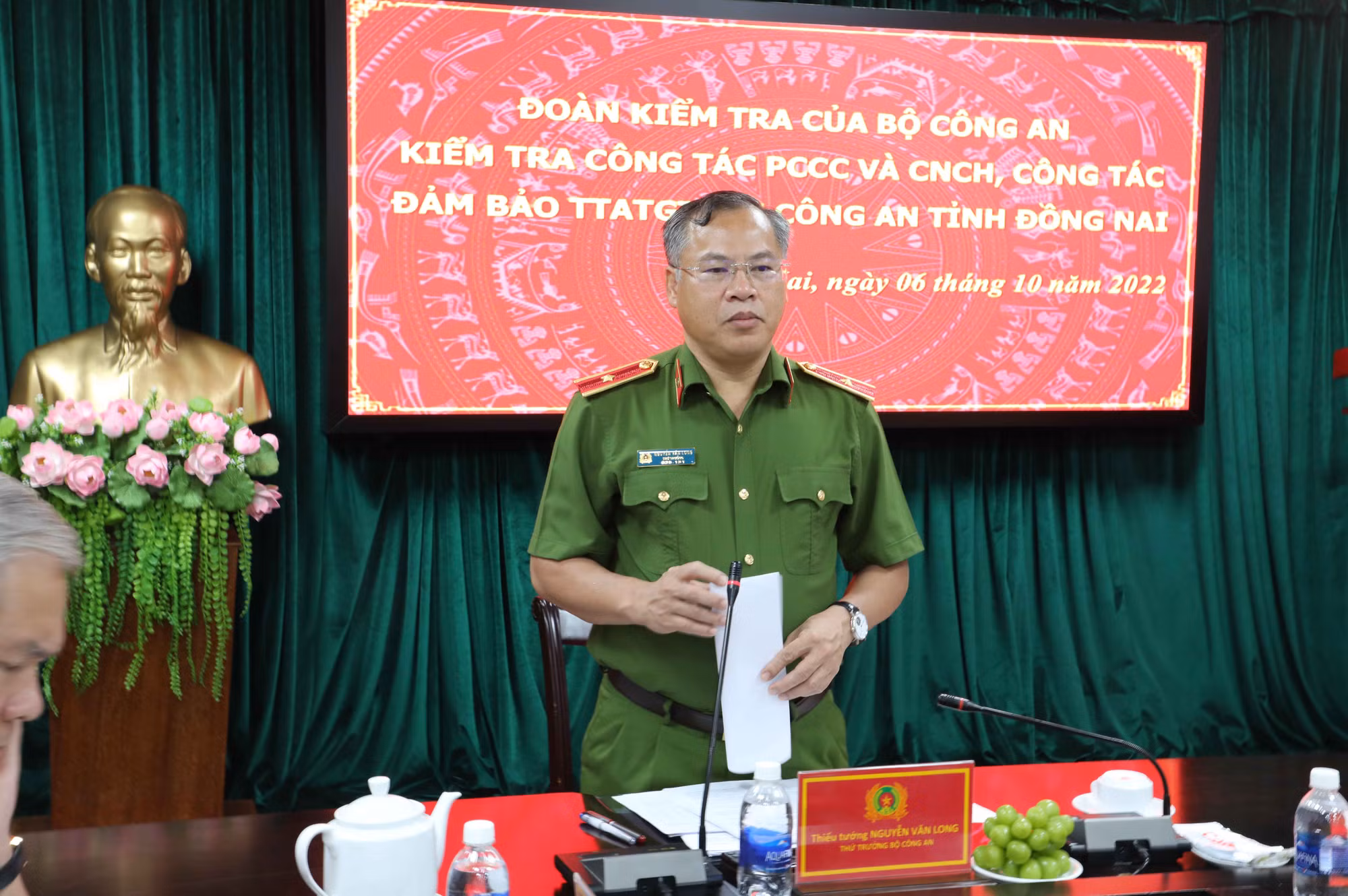 Công an Đồng Nai cần quyết liệt hơn nữa trong công tác PCCC và đảm bảo TTATGT -0
