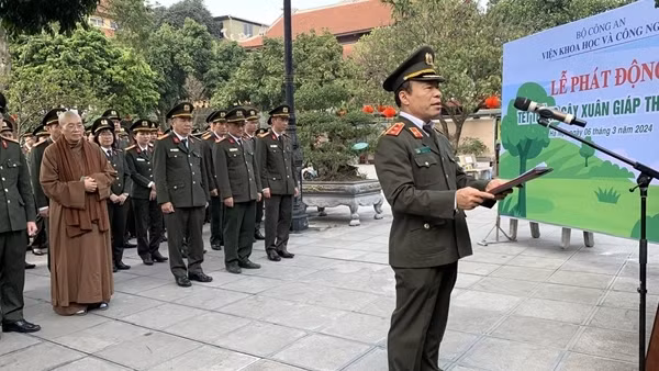 Viện Khoa học và công nghệ phát động Tết trồng cây Xuân Giáp Thìn 2024