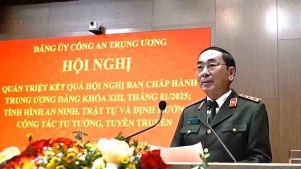 Đảng uỷ Công an Trung ương quán triệt kết quả Hội nghị Trung ương khoá XIII