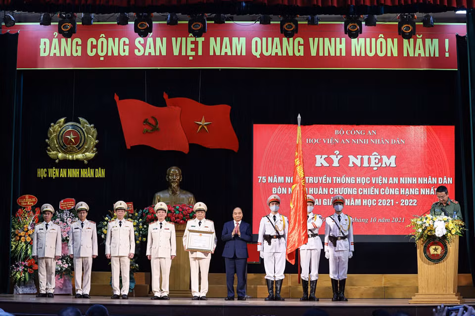 Học viện ANND kỷ niệm 75 năm Ngày truyền thống và đón nhận Huân chương Chiến công hạng Nhất -1