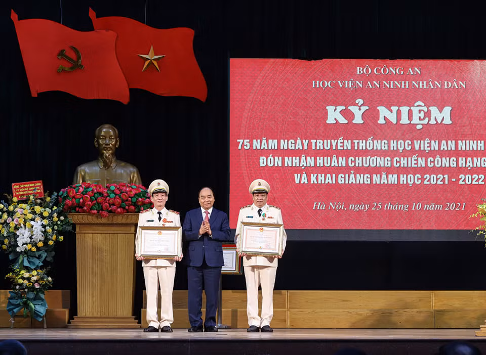 Học viện ANND kỷ niệm 75 năm Ngày truyền thống và đón nhận Huân chương Chiến công hạng Nhất -0