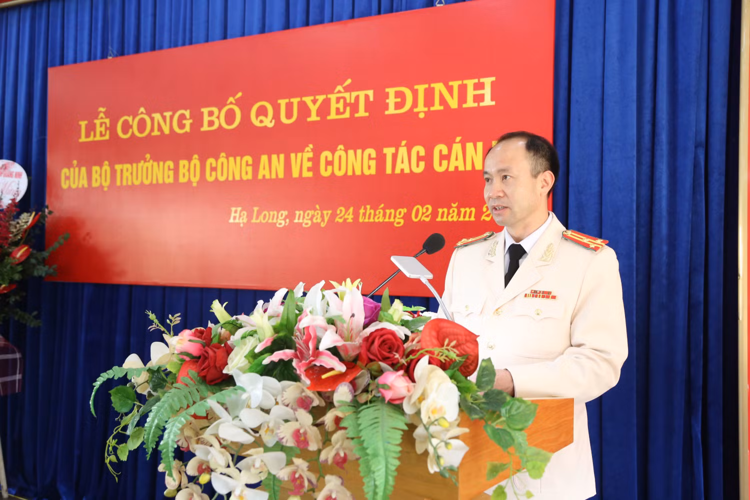 Công bố Quyết định bổ nhiệm Phó Giám đốc Công an tỉnh Quảng Ninh -0
