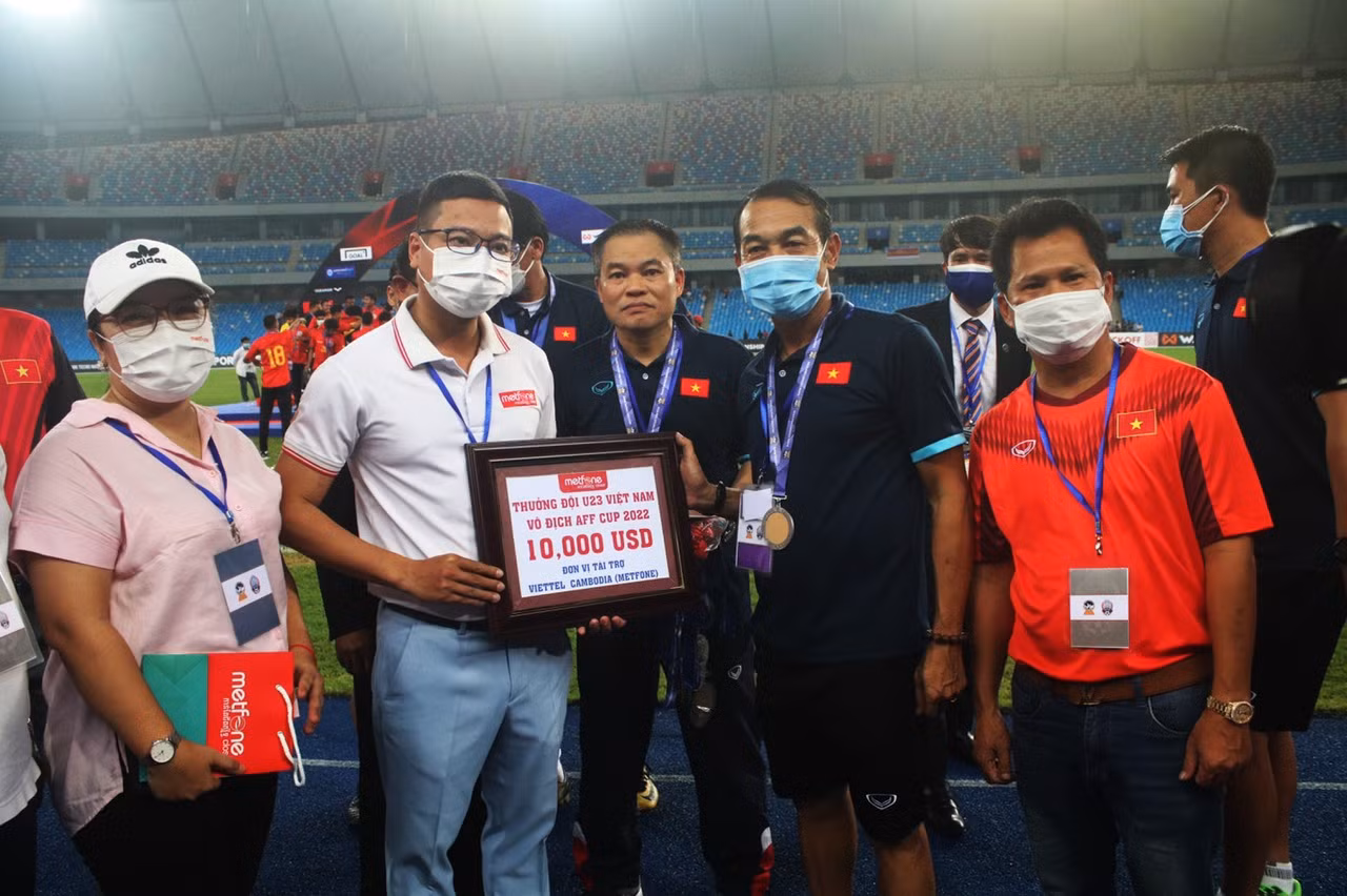 Viettel Cambodia thưởng nóng đội tuyển U23 Việt Nam -0