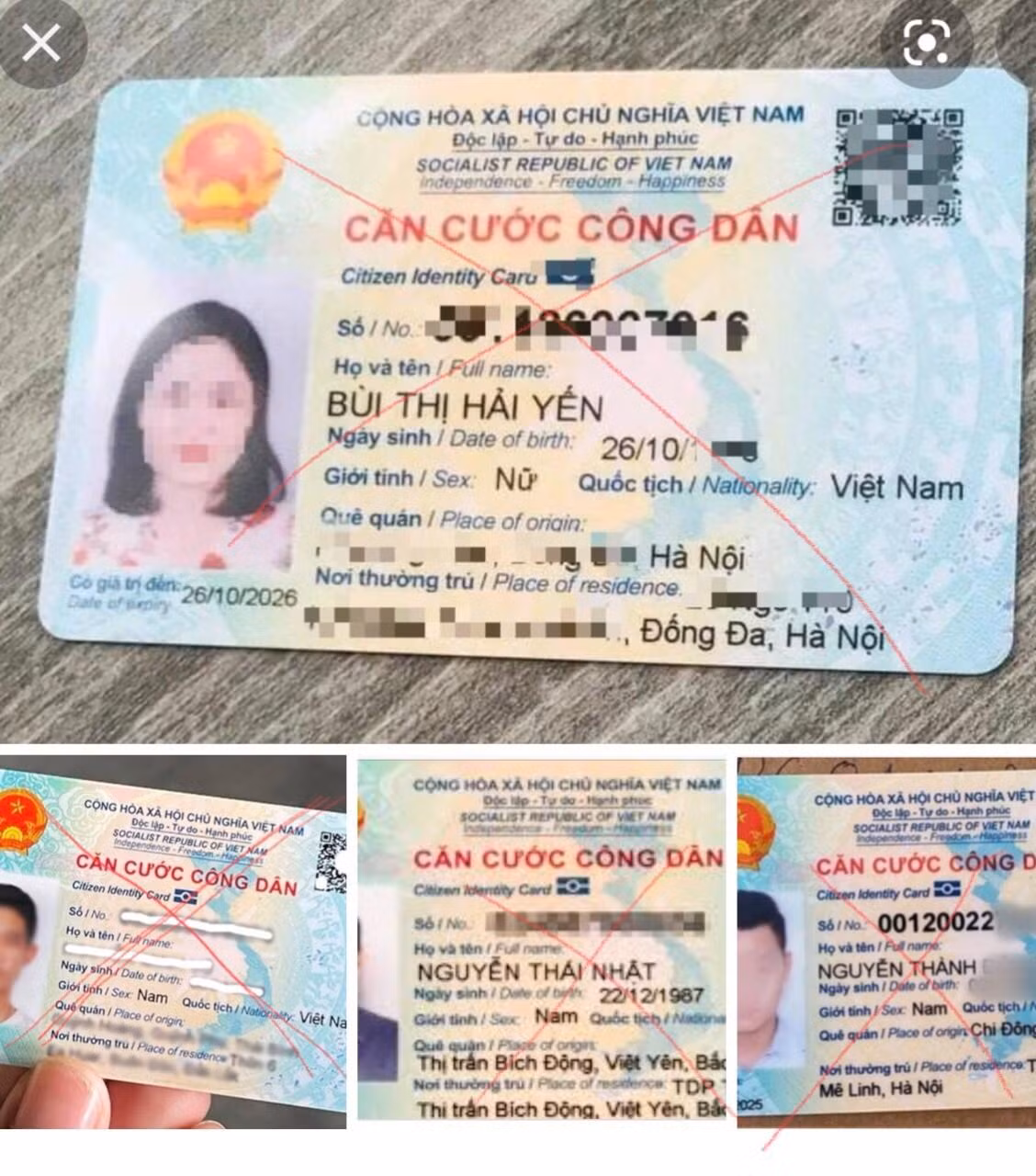 Không nên đăng tải, chia sẻ hình ảnh CCCD lên mạng xã hội -0