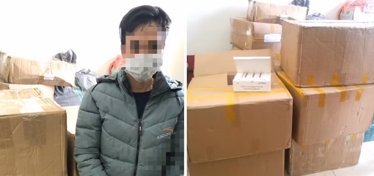 Phát hiện lô hàng kit test nhanh COVID-19 nhập lậu -0