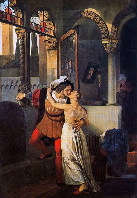 bức nụ hôn cuối của romeo và juliet của danh hoạ francesco hayez.jpg -0