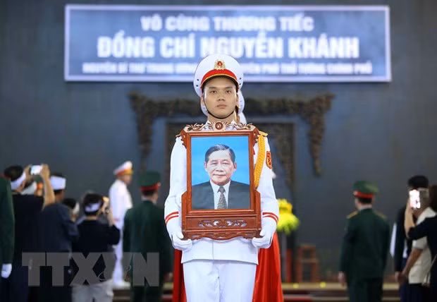 Tổ chức trọng thể Lễ tang nguyên Phó Thủ tướng Nguyễn Khánh -0