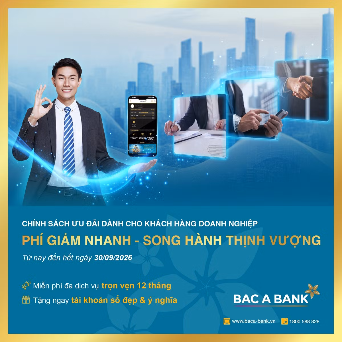 BAC A BANK ra mắt gói ưu đãi phí toàn diện: tiếp sức doanh nghiệp nâng cao hiệu quả vận hành -0