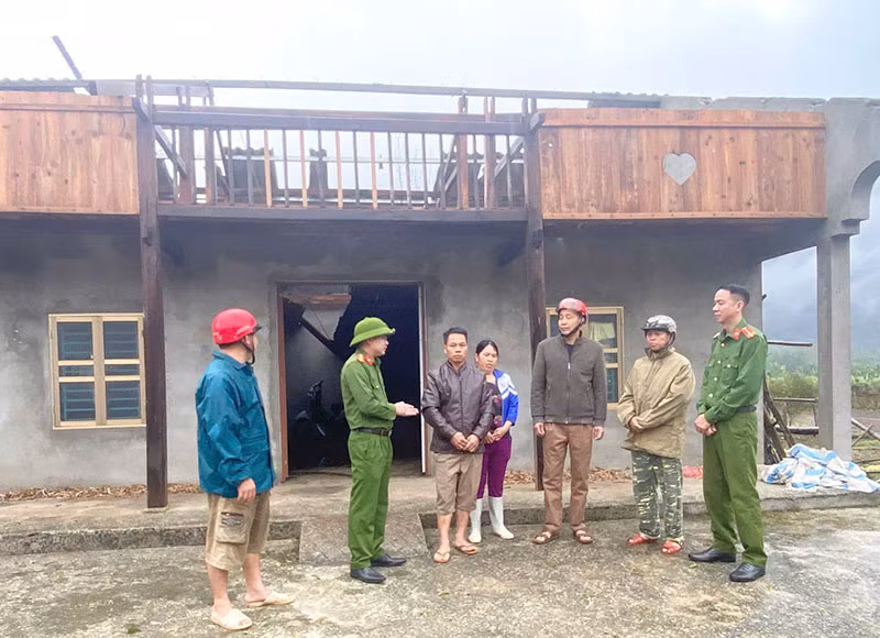 Khẩn trương hỗ trợ nhân dân khắc phục hậu quả thiên tai, mưa đá ở Tuyên Quang -1
