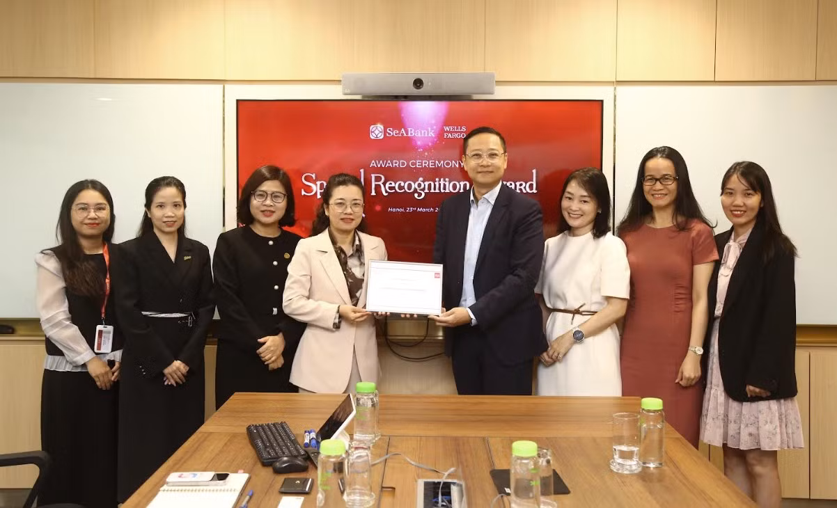 Wells Fargo trao tặng Giải thưởng “Ngân hàng được công nhận đặc biệt về thanh toán quốc tế 2024-2025” cho SeABank -0
