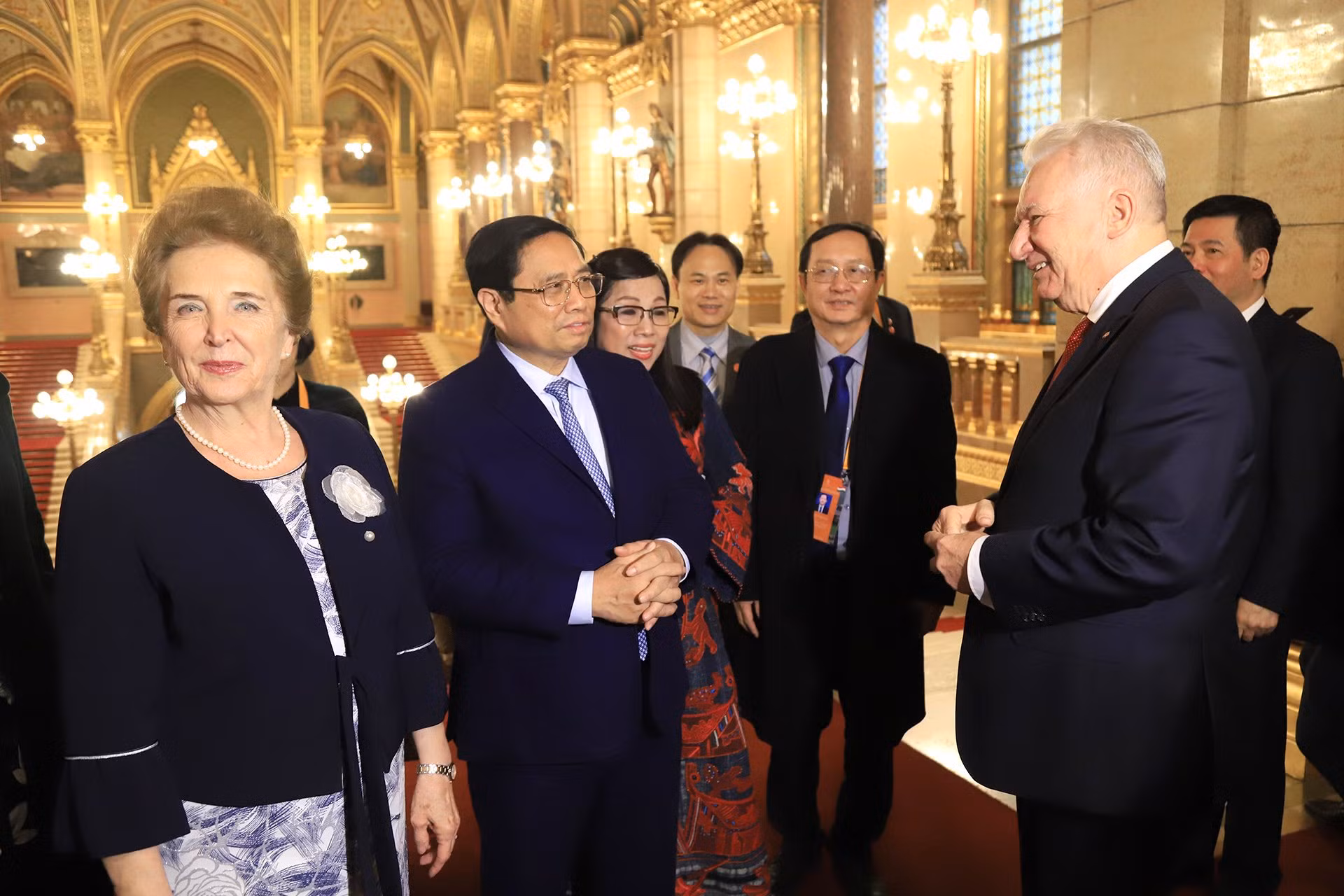 Thủ tướng Chính phủ Phạm Minh Chính hội kiến Phó Chủ tịch Quốc hội Hungary -0