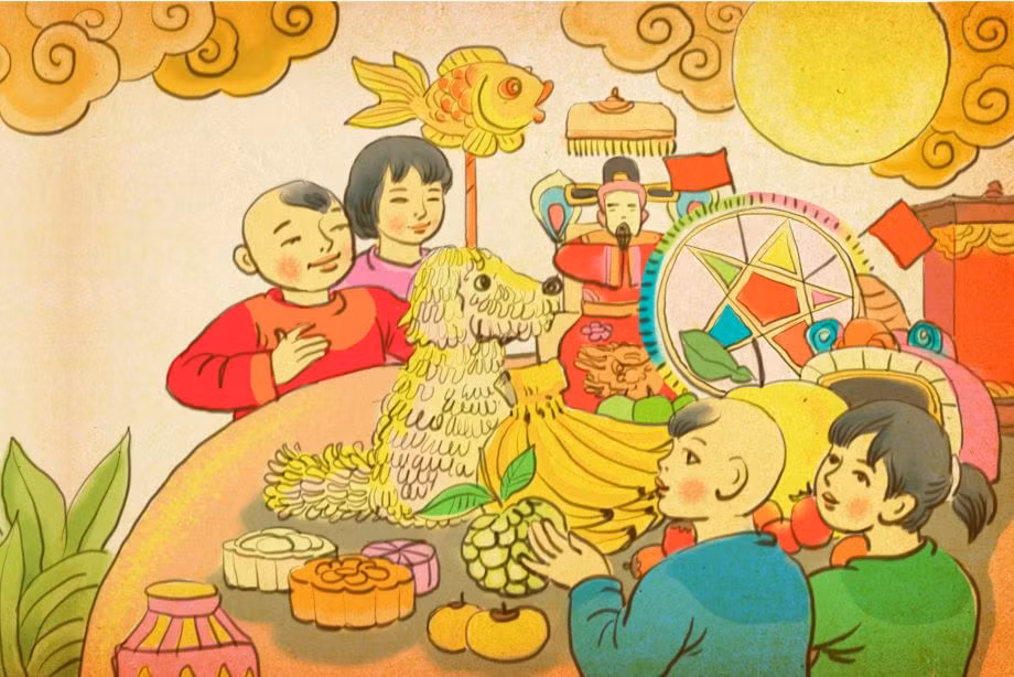 Phỏng dựng cỗ trung thu của người Hà Nội thế kỷ 20 tại Hoàng thành Thăng Long -0