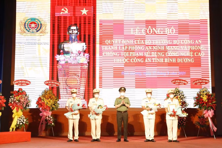 Công an tỉnh Bình Dương có thêm Phòng An ninh mạng và phòng, chống tội phạm sử dụng công nghệ cao -0