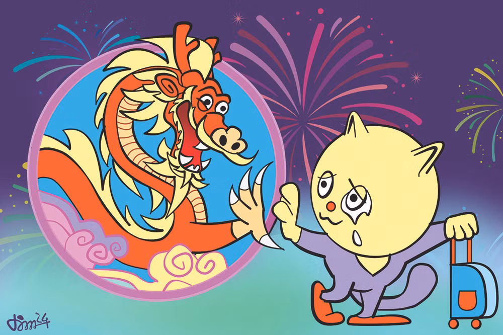 Cuộc trò chuyện giữa mèo và rồng -0