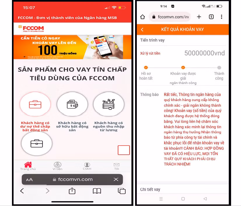 Vay qua app 100 triệu nhưng mất gần 3 tỷ đồng -0