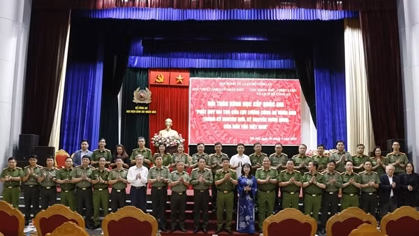 Hội thảo Khoa học cấp quốc gia về phát huy vai trò của lực lượng CAND trong kỷ nguyên mới
