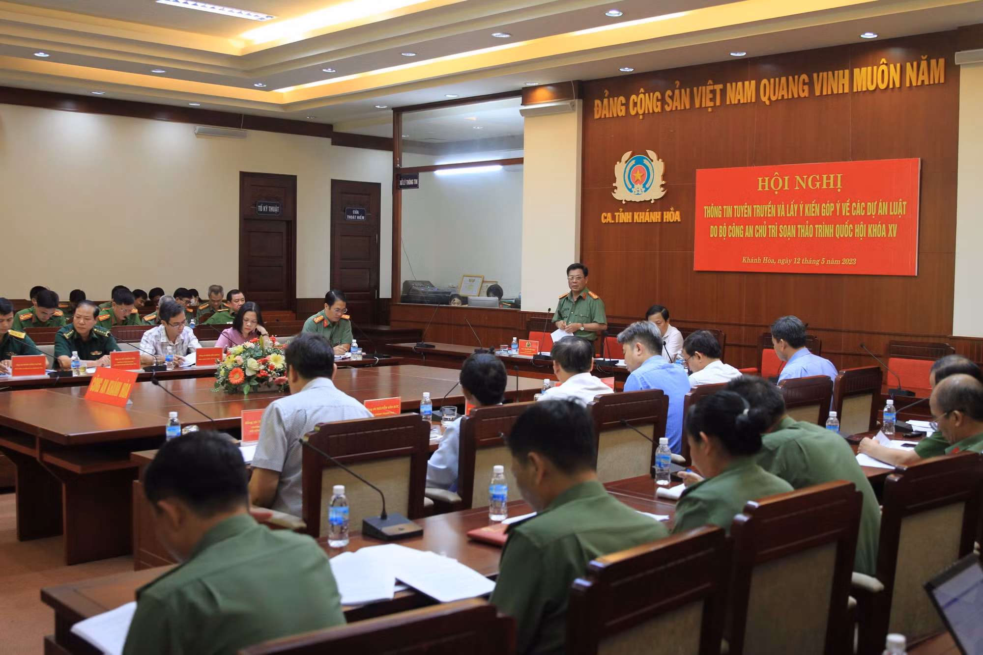 Công an tỉnh Khánh Hòa lấy ý kiến đóng góp 5 dự án Luật do Bộ Công an chủ trì soạn thảo -0