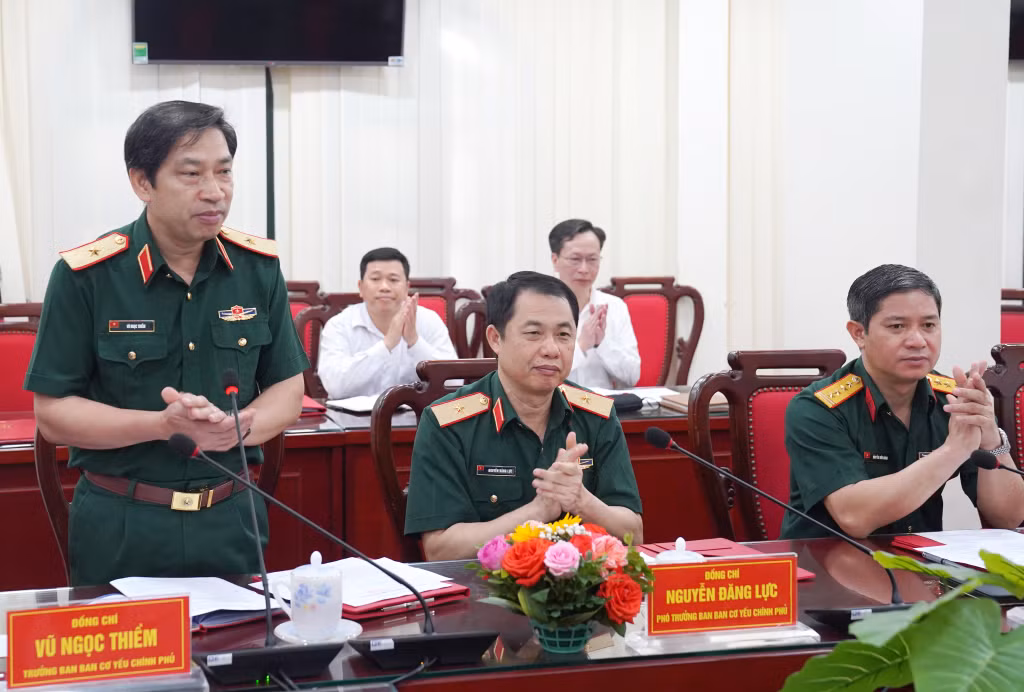 Ban Cơ yếu Chính phủ và Học viện Chính trị quốc gia Hồ Chí Minh ký kết biên bản hợp tác -0