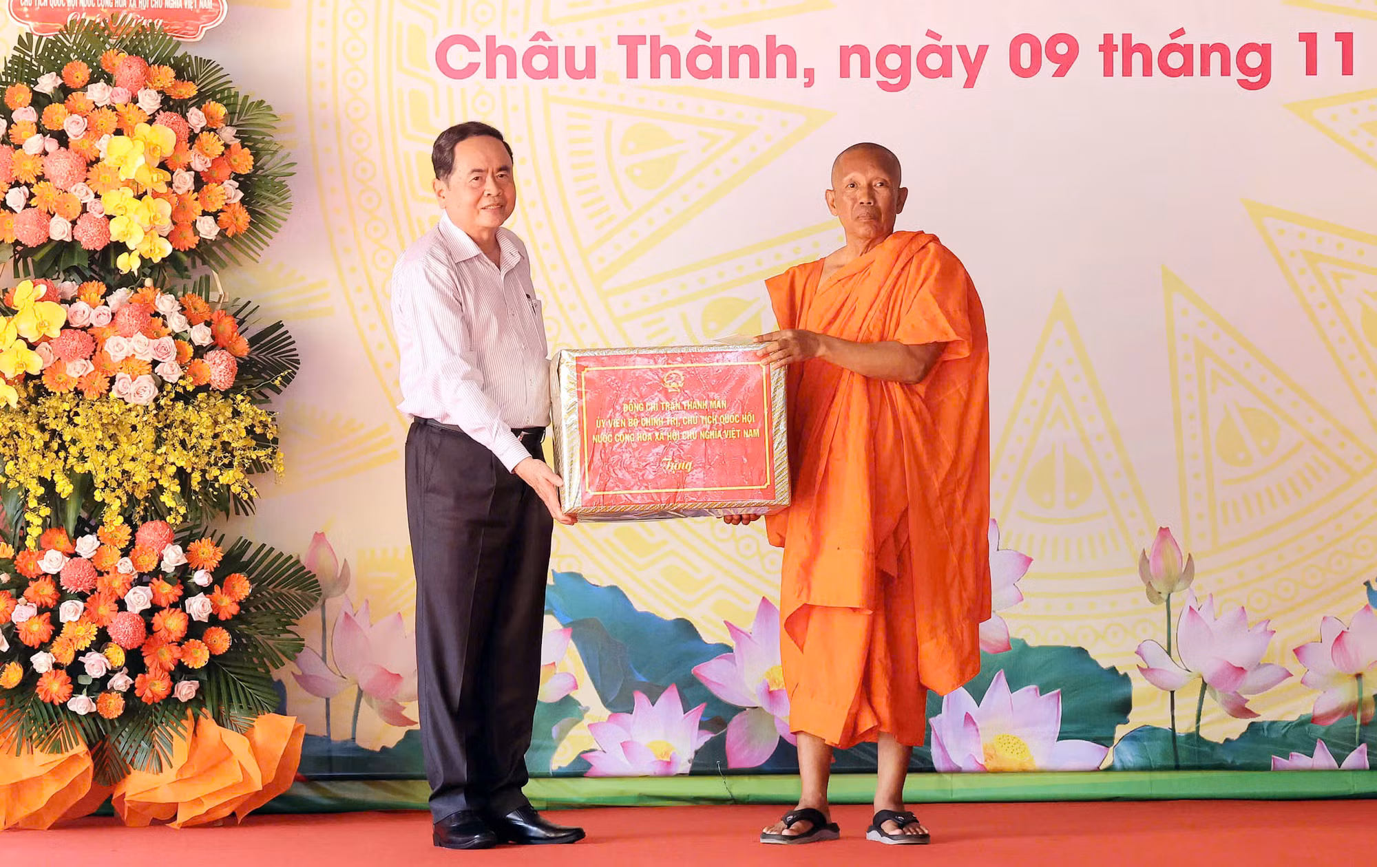 Chủ tịch Quốc hội Trần Thanh Mẫn dự Ngày hội đại đoàn kết toàn dân tộc tại Cần Thơ -1