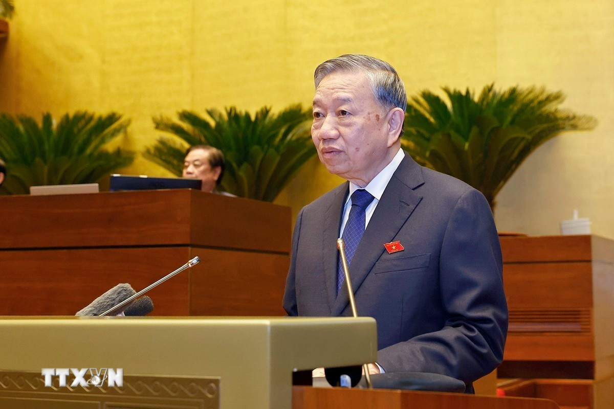 Phát biểu của Tổng Bí thư tại Quốc hội về dự thảo Văn kiện Đại hội XIV của Đảng -0