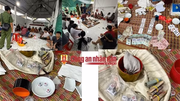 Triệt phá điểm lắc tài xỉu, tạm giữ trên 120 triệu đồng