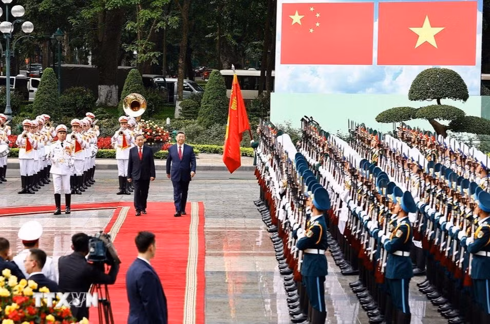Lễ đón chính thức Tổng Bí thư, Chủ tịch nước Trung Quốc Tập Cận Bình -0