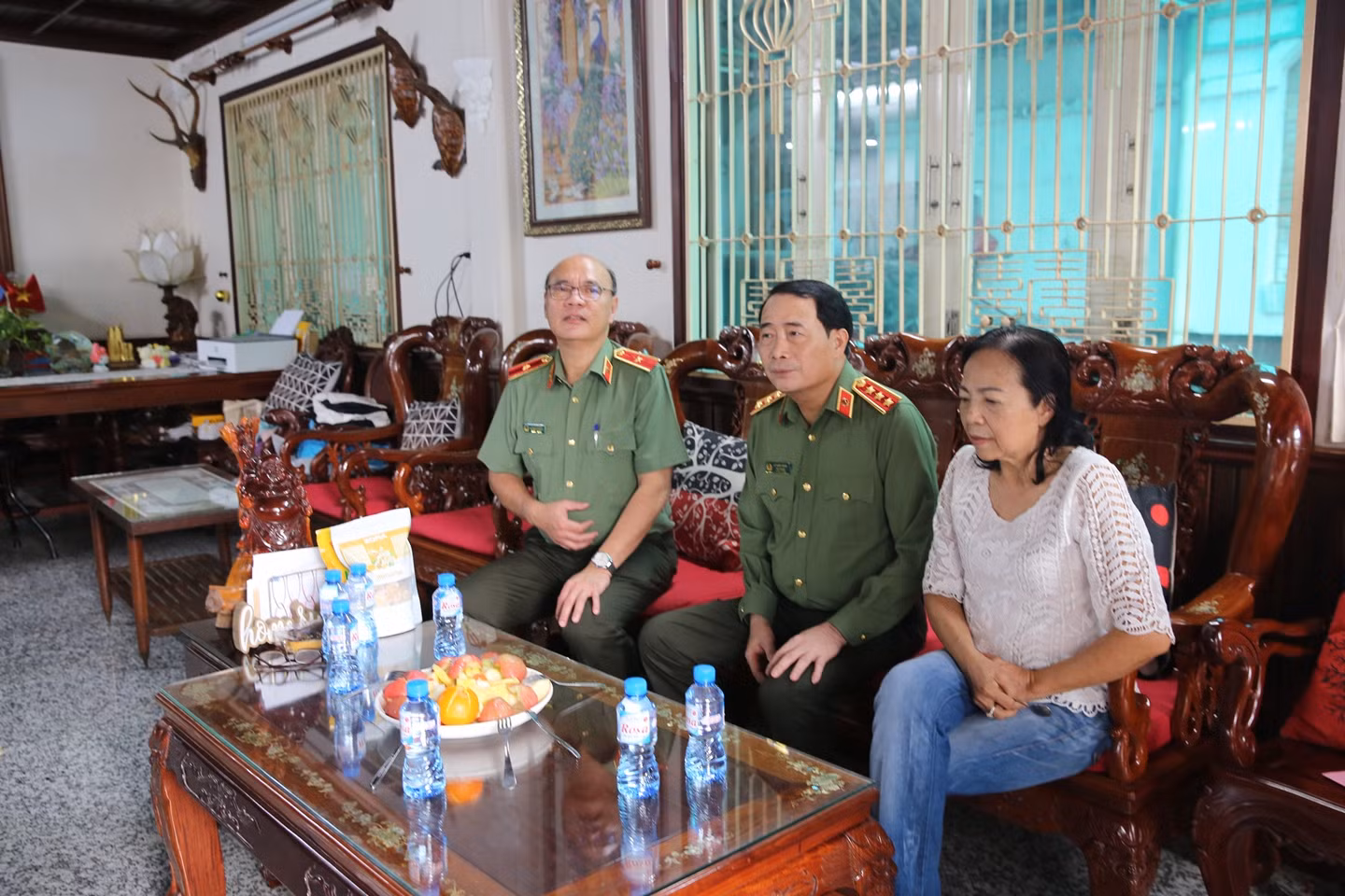 Thứ trưởng Lê Quốc Hùng thăm hỏi, chúc Tết gia đình các đồng chí nguyên lãnh đạo Bộ Công an -0