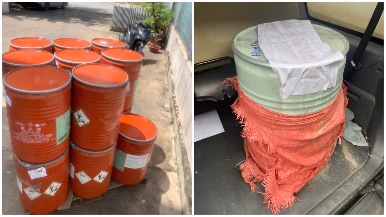 Phát hiện nhiều vụ mua bán, tàng trữ trái phép chất độc, thu giữ hơn 9,4 tấn xyanua -0
