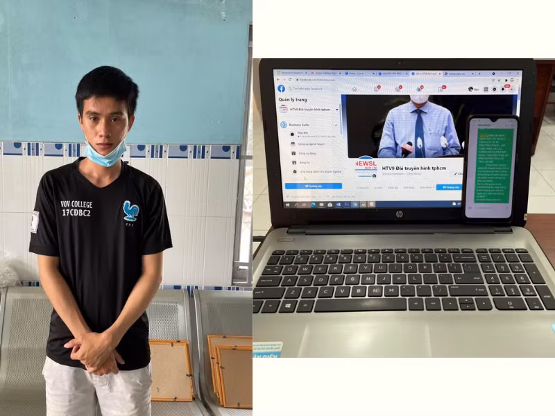 Tạo tài khoản Facebook giả danh HTV9 để lừa đảo -0