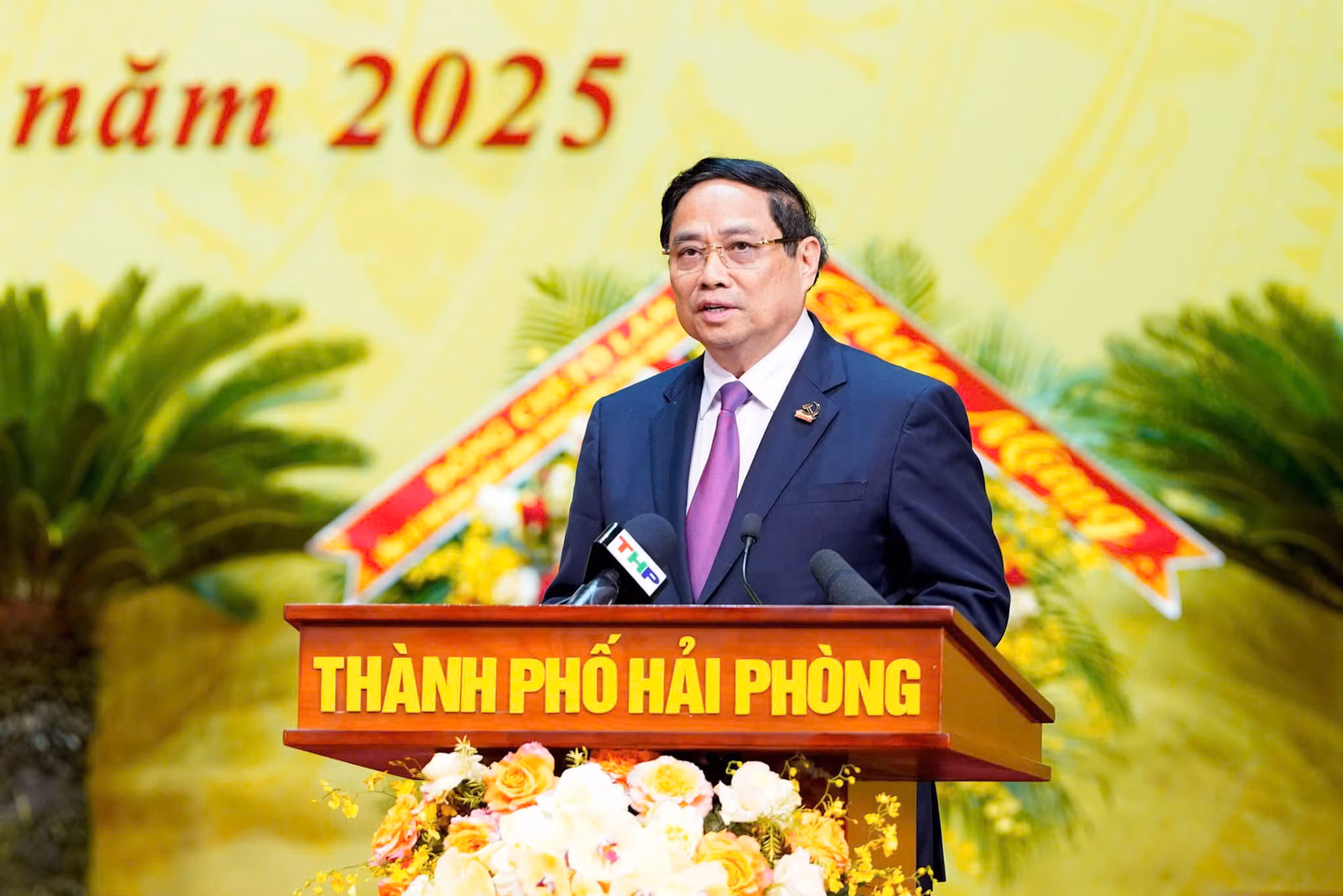 Thủ tướng Phạm Minh Chính dự, chỉ đạo Đại hội Đảng bộ TP Hải Phòng lần thứ I -0