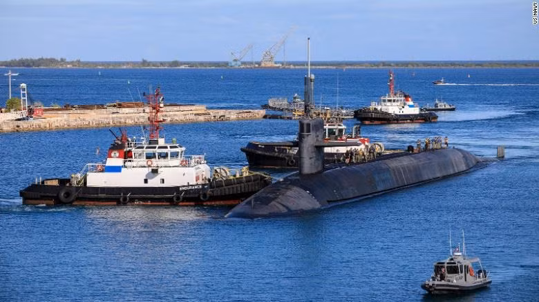 Thông điệp đằng sau sự xuất hiện của tàu ngầm mạnh nhất Hải quân Mỹ tại Guam -0