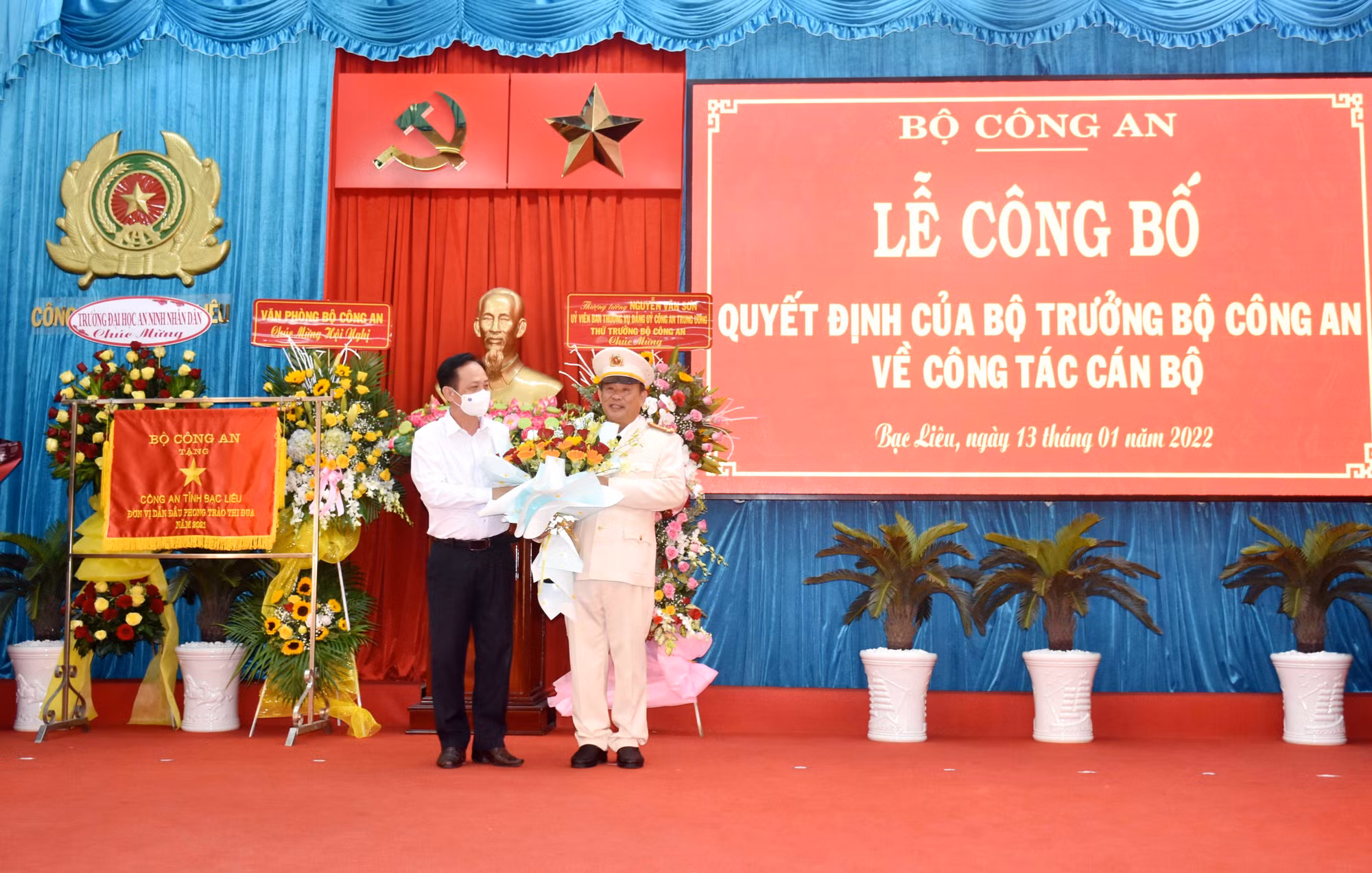 Công an tỉnh Bạc Liêu có tân Phó Giám đốc -1