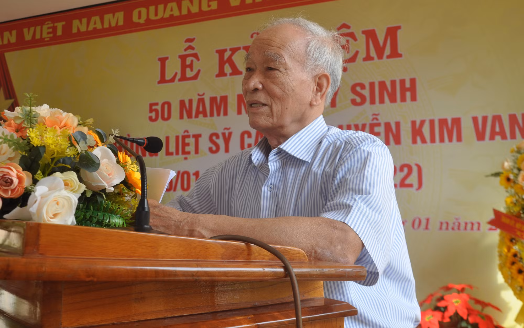 Kỷ niệm 50 năm ngày Anh hùng liệt sĩ CAND Nguyễn Kim Vang hy sinh -0