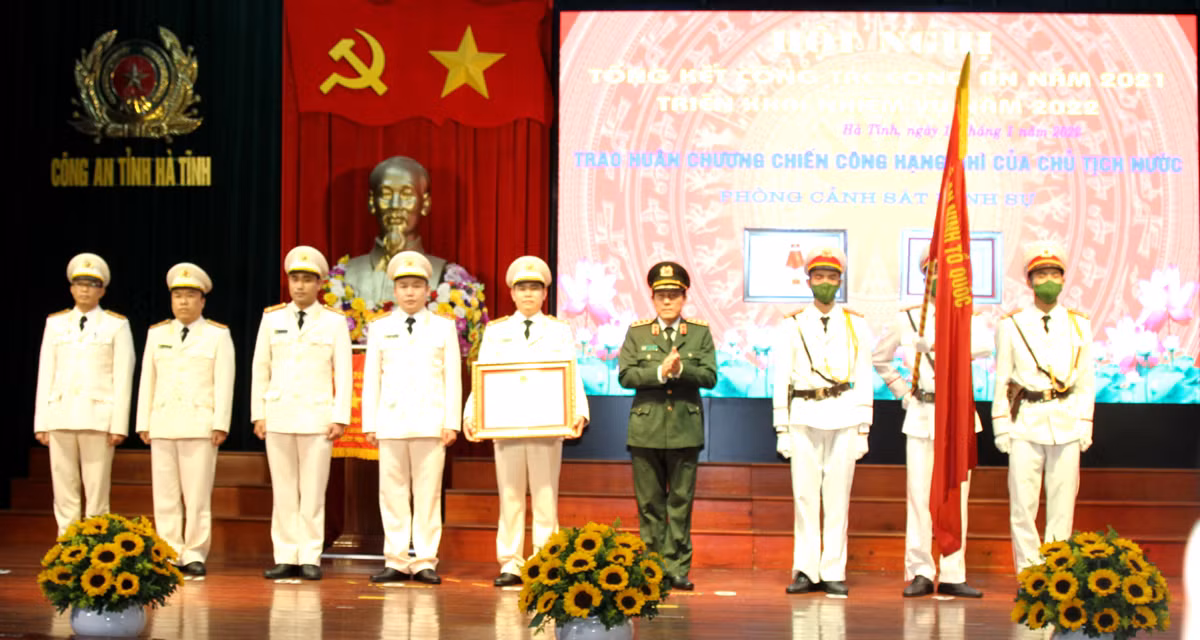 Năm 2022, Công an Hà Tĩnh tập trung 3 trọng tâm đột phá -0