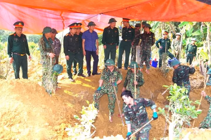 Tìm thấy hài cốt liệt sĩ ở khu vực rừng nguyên sinh Rào Vịnh, Cam Lộ -0