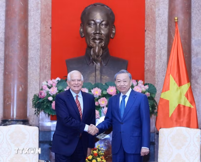 Chủ tịch nước Tô Lâm: Liên minh châu Âu là đối tác rất quan trọng của Việt Nam -0