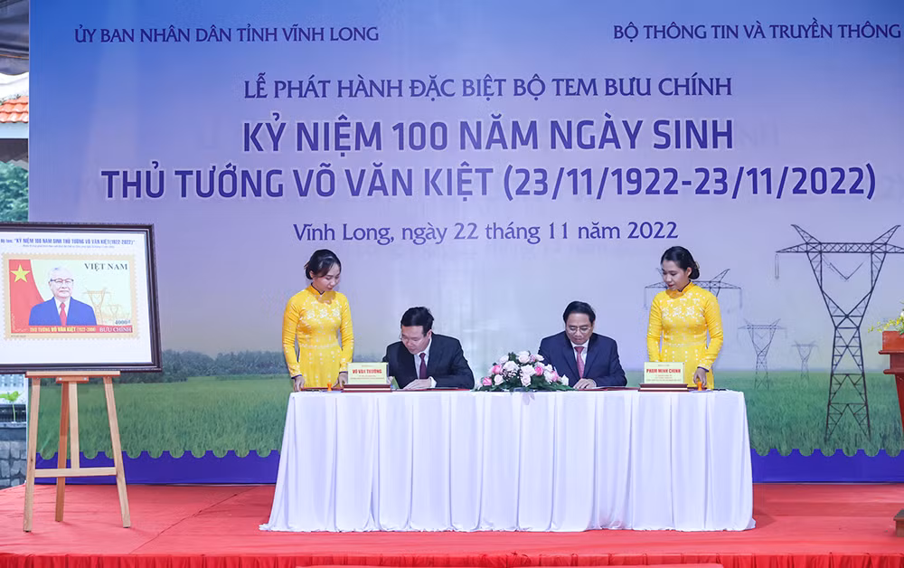 Thủ tướng Phạm Minh Chính dự các hoạt động kỷ niệm 100 năm Ngày sinh đồng chí Võ Văn Kiệt -0