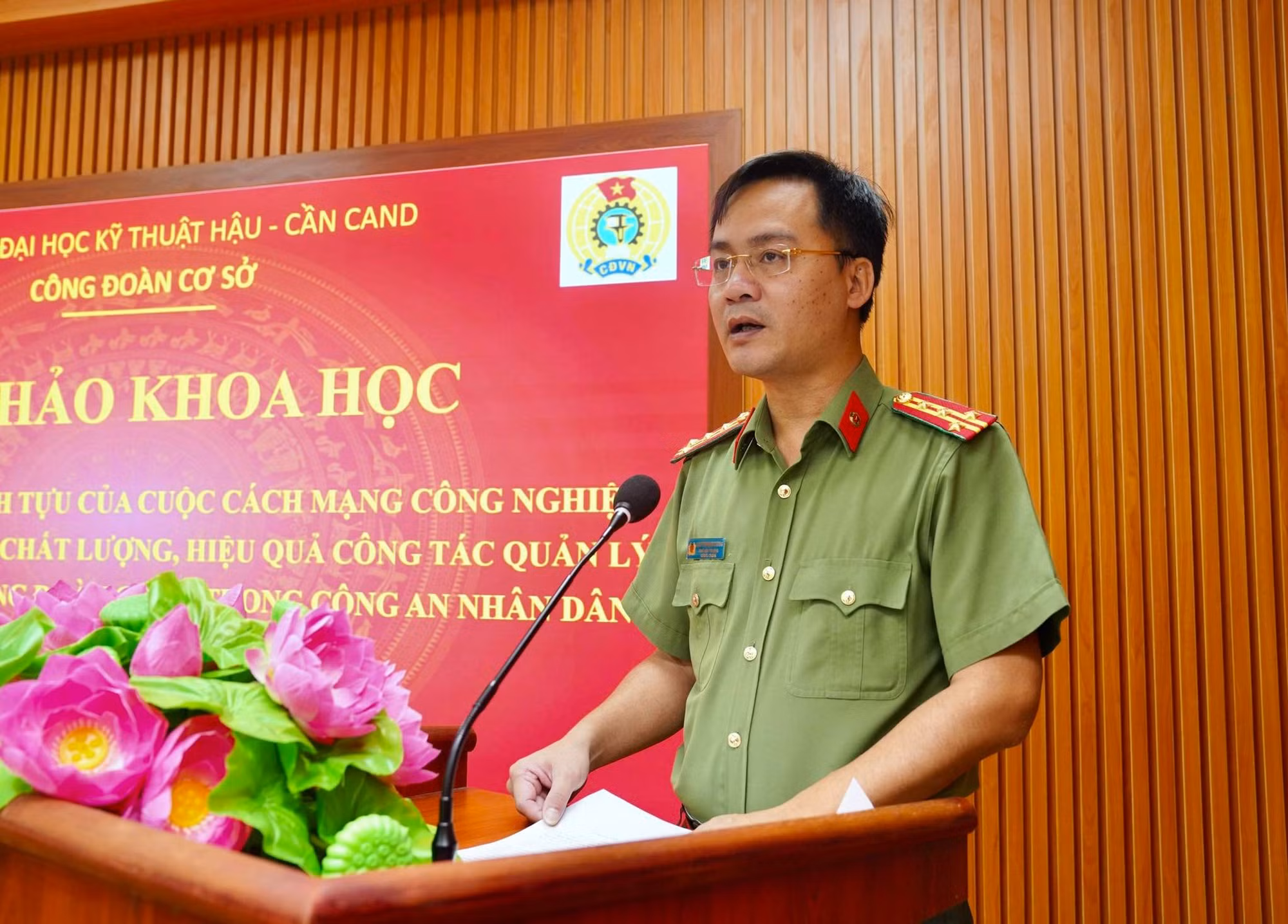 Ứng dụng thành tựu cuộc cách mạng công nghiệp 4.0 vào công tác Công đoàn CAND -0