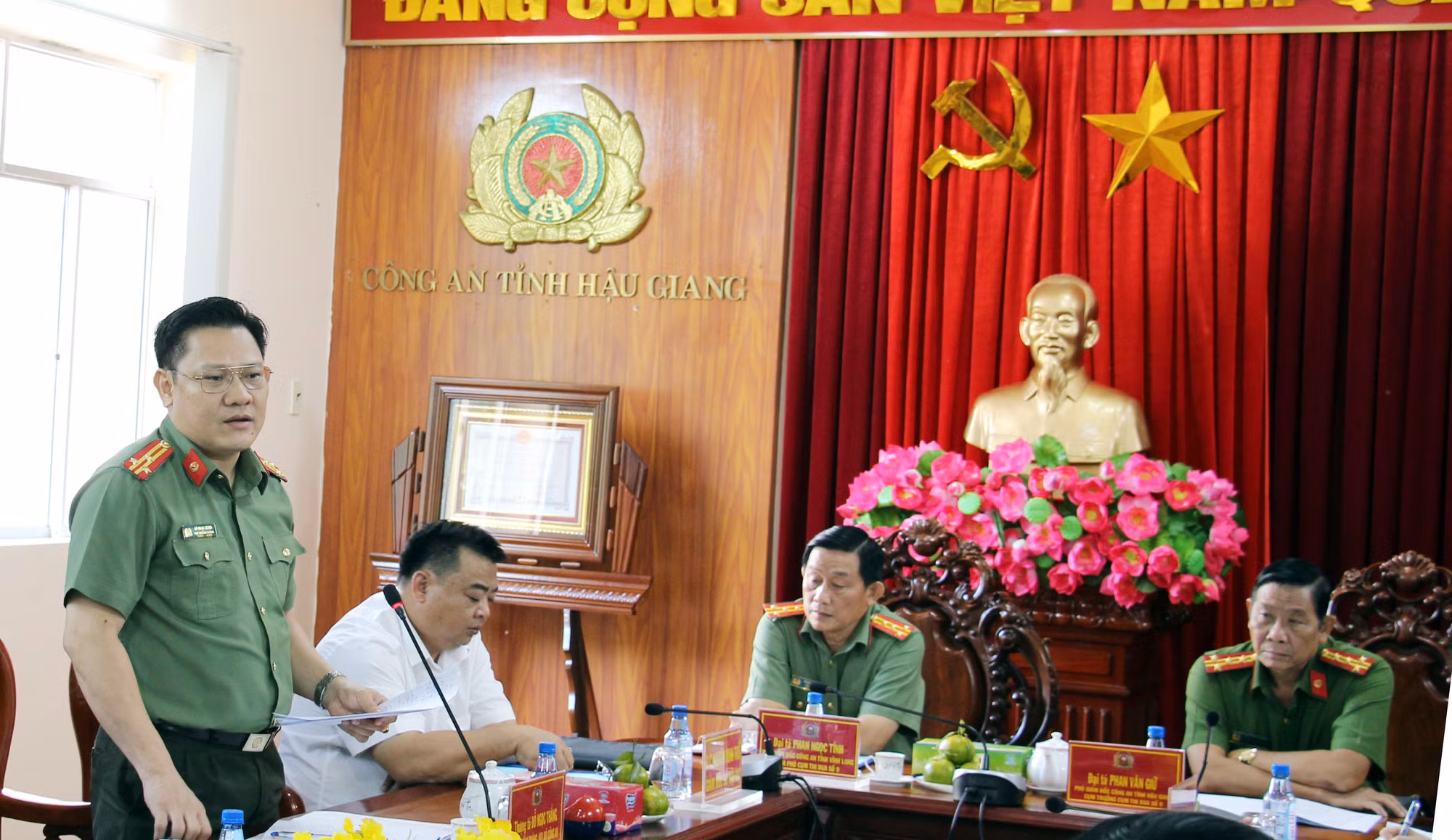 Cụm thi đua số 9 – Bộ Công an tổ chức Hội nghị Tổng kết phong trào thi đua “Vì ANTQ” năm 2022 -1