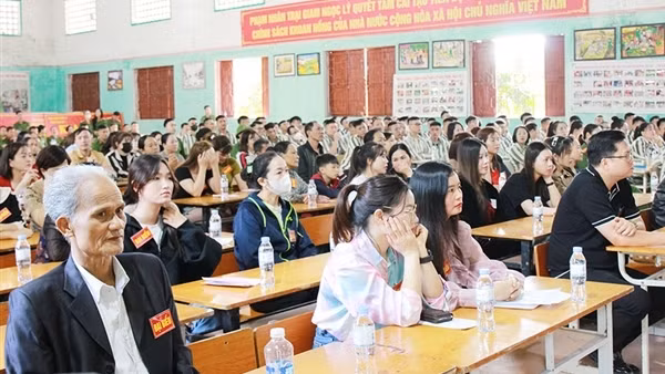 Trại giam Ngọc Lý tổ chức hội nghị gia đình phạm nhân