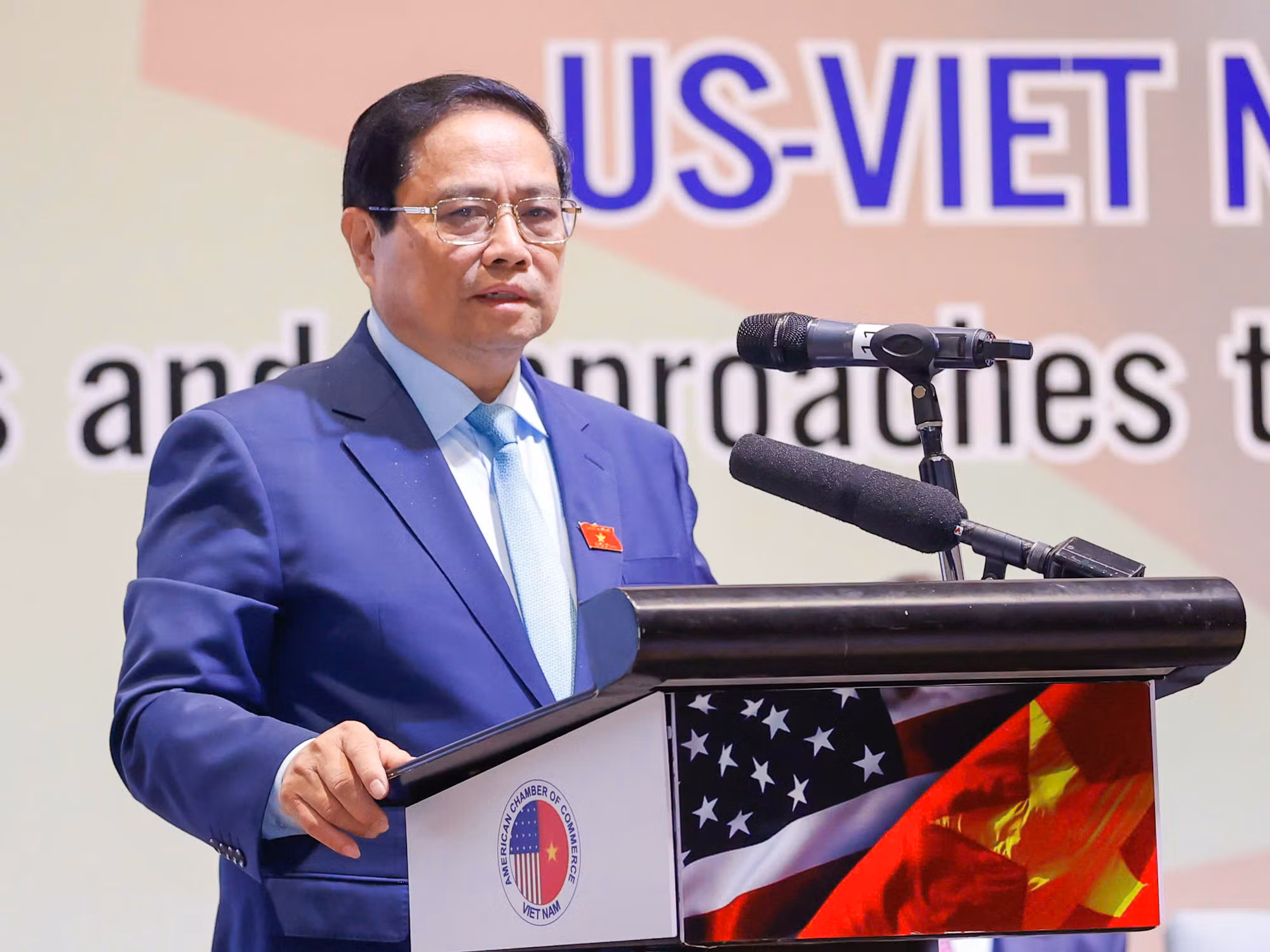 Thủ tướng dự Hội nghị Thượng đỉnh Kinh doanh Việt Nam - Hoa Kỳ năm 2024 -0
