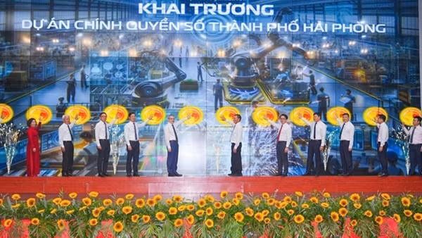 Khai trương Dự án Chính quyền số Hải Phòng