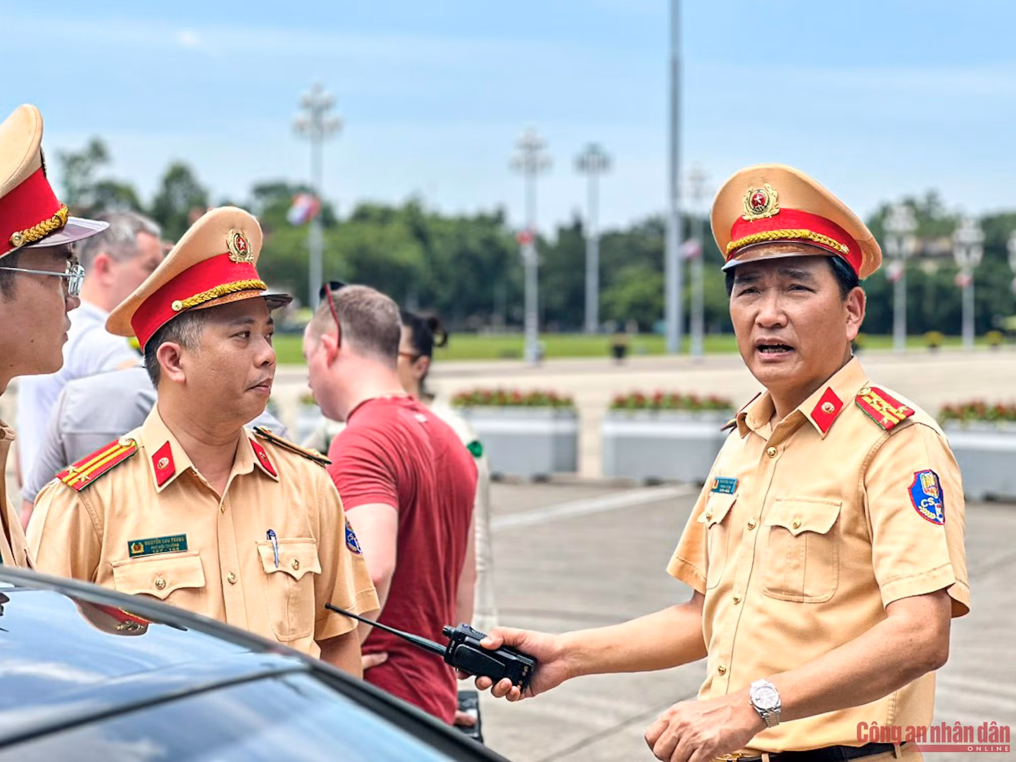 Siêu mô tô của Công an Hà Nội tập luyện sẵn sàng đón dẫn khách quốc tế -2